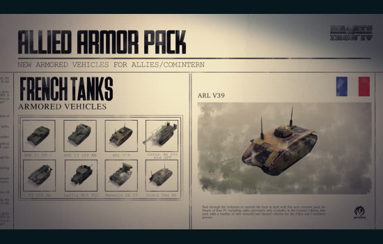 Hearts of Iron IV: Allied Armor Pack