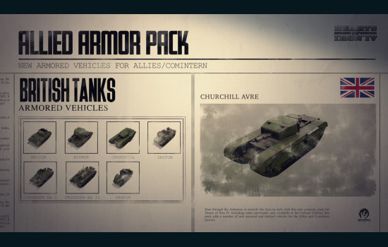 Hearts of Iron IV: Allied Armor Pack