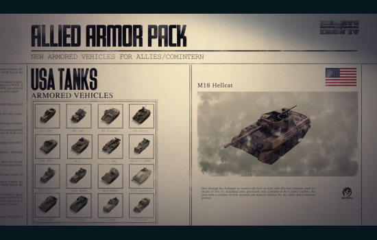 Hearts of Iron IV: Allied Armor Pack