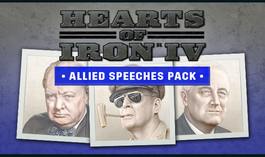 Hearts of Iron IV: Allied Speeches Pack Hearts of Iron IV: Allied Speeches Pack