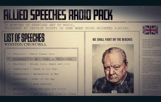 Hearts of Iron IV: Allied Speeches Pack