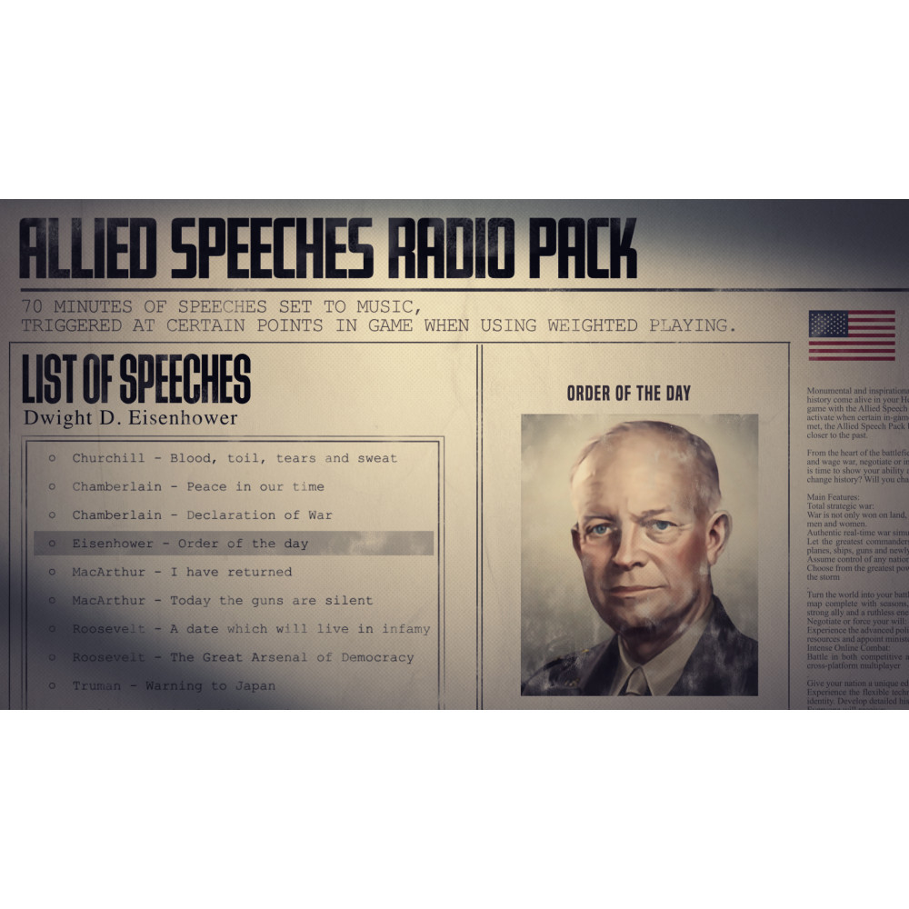 Hearts of Iron IV: Allied Speeches Pack