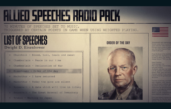 Hearts of Iron IV: Allied Speeches Pack