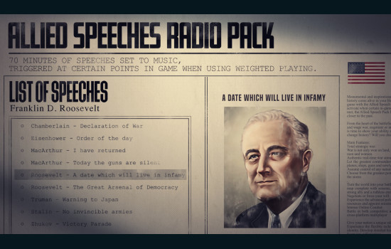 Hearts of Iron IV: Allied Speeches Pack