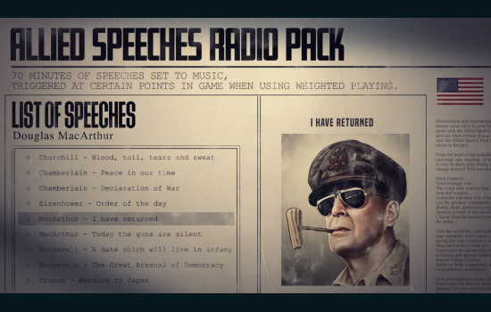 Hearts of Iron IV: Allied Speeches Pack