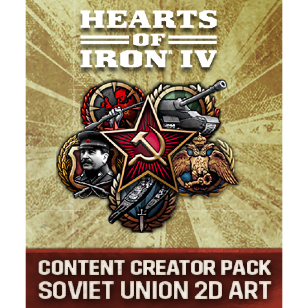 Hearts of Iron IV: Content Creator Pack - Soviet Union 2D Art