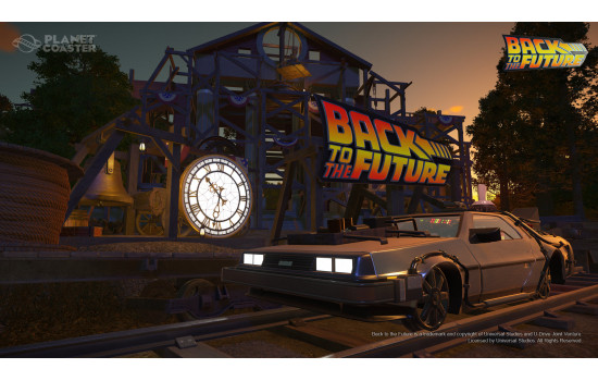 Planet Coaster - Back to the Future™ Time Machine Construction Kit