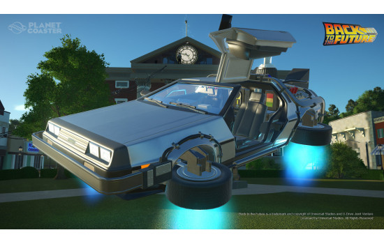 Planet Coaster - Back to the Future™ Time Machine Construction Kit